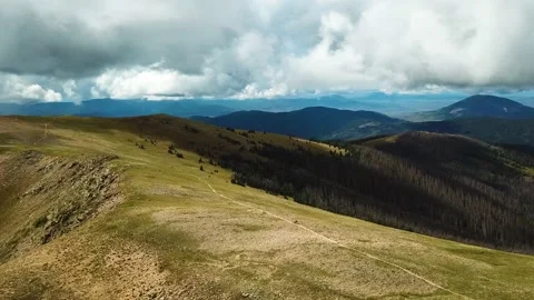 CDT 1 | Continental Divide Trail | Colorado USA | Hiking | 4K Drone Footage Stock-Footage 209383575