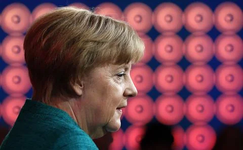 CDU presents programm in interactive space, Berlin, Germany - 17 Sep 2017 Stock Photos