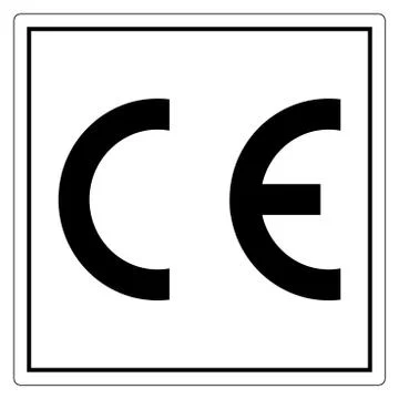 CE Mark Symbol Sign Isolate On White Background,Vector Illustration EPS.10 イラスト素材