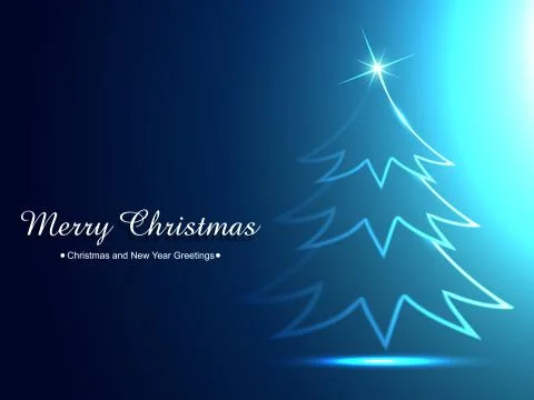 Ceative christmas tree Stock Illustration