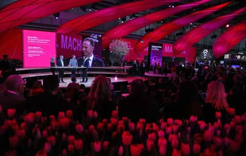 CeBIT Computing Trade Fair, Hannover, Germany - 20 Mar 2017 Stock-Fotos