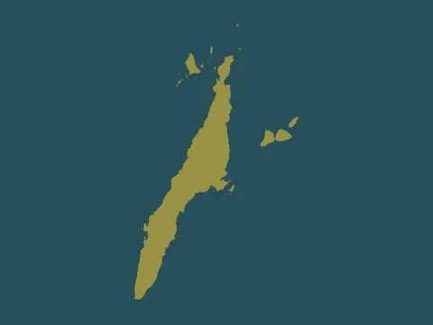 Cebu, Philippines. Solid color shape Stock Illustration