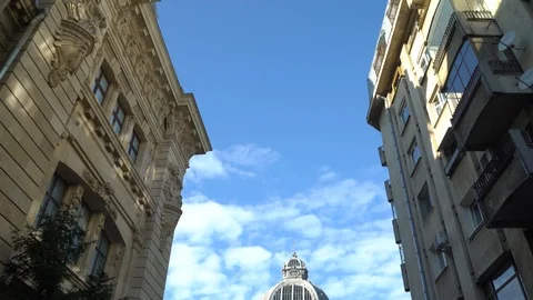 Cec Palace in Bucharest 動画素材 86804651