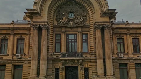 CEC Palace, Bucharest Stock Footage 221699681