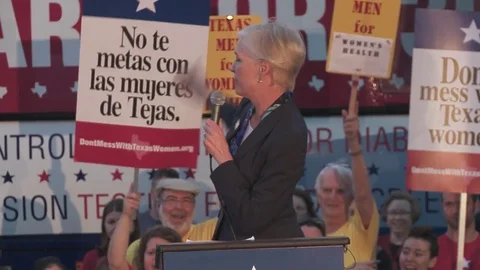 Cecile Richards Planned Parenthood Abortion Texas Vídeos de archivo 70145528