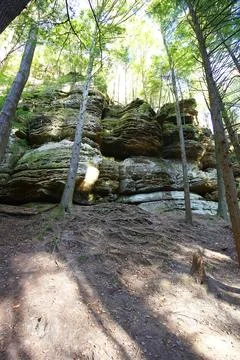 Cedar Falls Unit, Hocking Hills State Park, Ohio Stock Photos