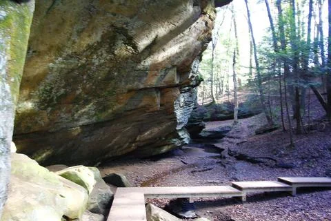 Cedar Falls Unit, Hocking Hills State Park, Ohio Stock Photos