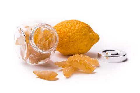 Cedar fruit candied Stock Photos