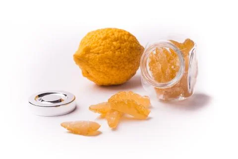 Cedar fruit candied Stock Photos