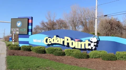 Cedar Point Ohio (1 of 2) Stock Footage 50442577