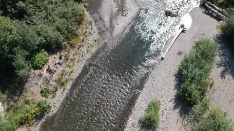 Cedar River Drone footage Stock Footage 167028372