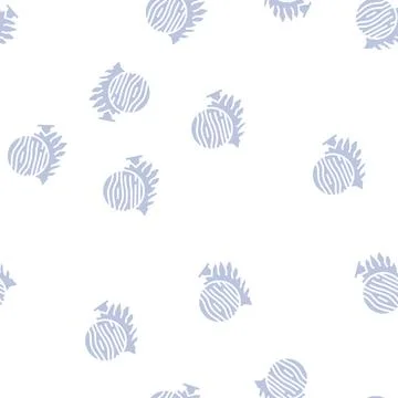 Cedar wood glyph seamless pattern Stock Illustration