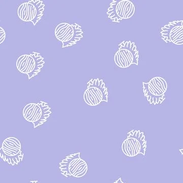 Cedar wood line seamless pattern Stock Illustration
