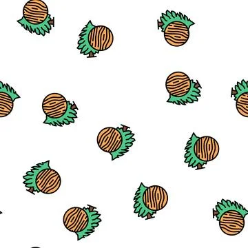 Cedar wood vector seamless pattern Stock Illustration