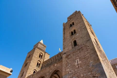 Cefalu Cathedral Stock Photos