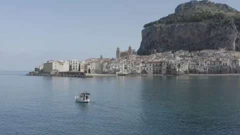 Cefalù, Palermo Video stock 316677495