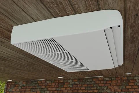 Ceiling air conditioner 3d Stock Photos