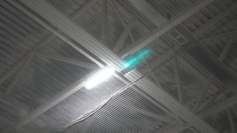 Ceiling of the building abstraction lamp Stock Footage 101690910