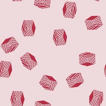 Ceiling building house glyph seamless pattern 스톡 일러스트