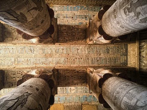 Ceiling carvings Stock Photos