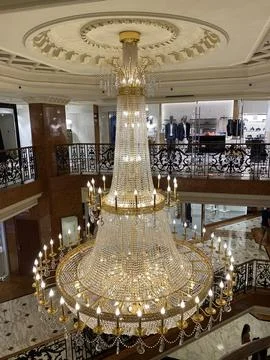 Ceiling Chandelier Stock Photos