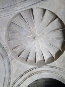 Ceiling of the church Foto stock