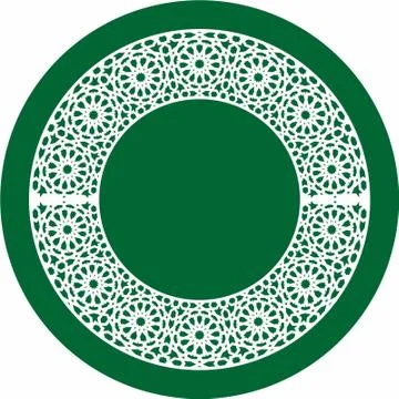 Ceiling design for Laser cut cnc panel design for metal, wooden room divider. Stock Illustration