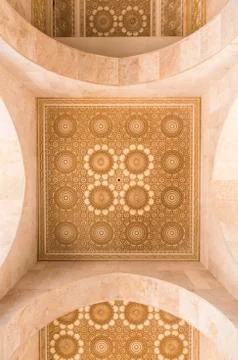 Ceiling design of a religious building Foto stock