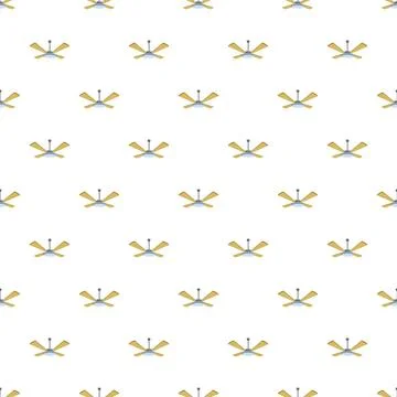 Ceiling fan generating a seamless cooling background pattern Stock Illustration