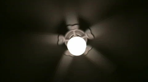 Ceiling fan with light Video stock 417746