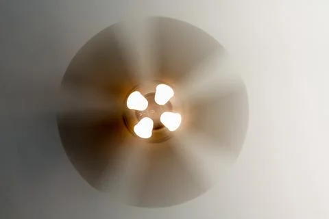 Ceiling Fan in Motion Stock-Fotos
