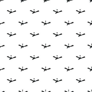 Ceiling fan pattern cooling ventilation home appliance Illustrazione stock