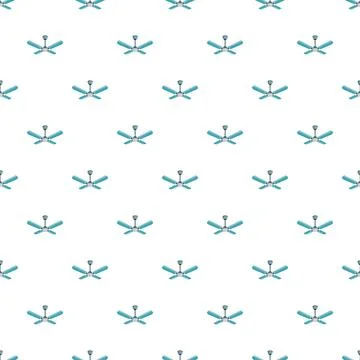 Ceiling fan pattern repeating seamless vector illustration イラスト素材