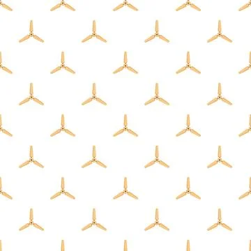 Ceiling fan propeller repeating pattern for ventilation design 库存插图