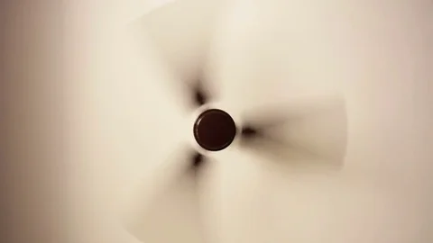 Ceiling fan rotating  Stock Footage 82677869