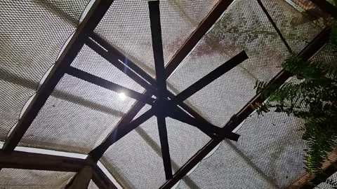 Ceiling fan.Leans Flare Stock Footage 250165312