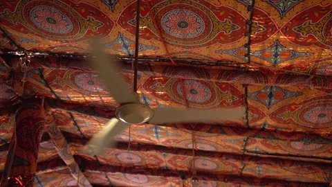 Ceiling fans that still function to cool the room and supporting air circulation 動画素材 296250620