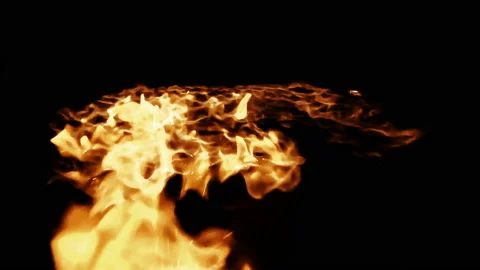Ceiling on fire Stock Footage 104815073