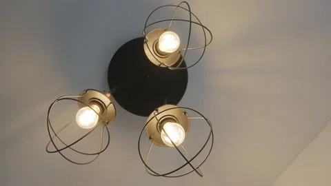 Ceiling fixtures Loft Stock Footage 101308651