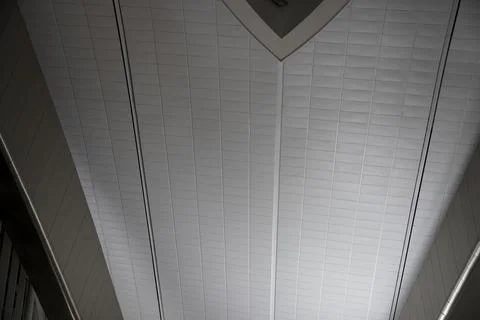 Ceiling grid panels Stock Photos