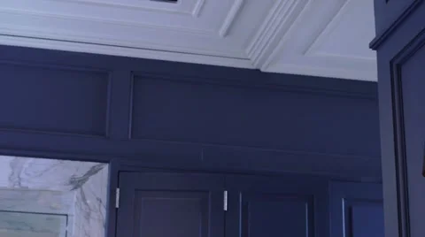 Ceiling lamb Gray blue Stock Footage 64263151