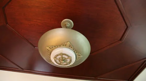 Ceiling Lamp Stock Footage 40813190