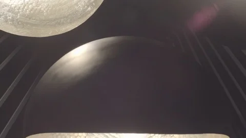 Ceiling Lamp Stock Footage 125886782