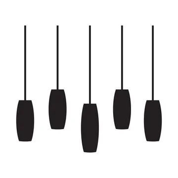 Ceiling Lamp Icon Stock Illustration