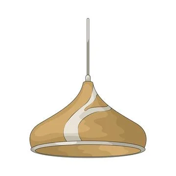 Ceiling Lamp illustration Stock Illustration