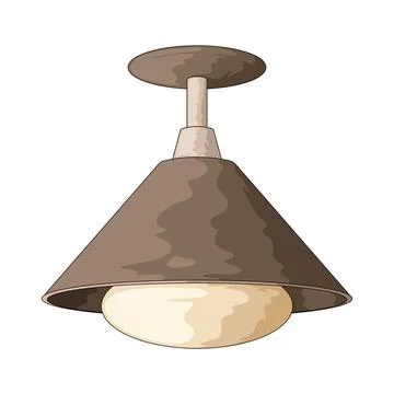 Ceiling Lamp illustration Stock Illustration
