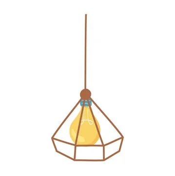 Ceiling lamp light Stock Illustration