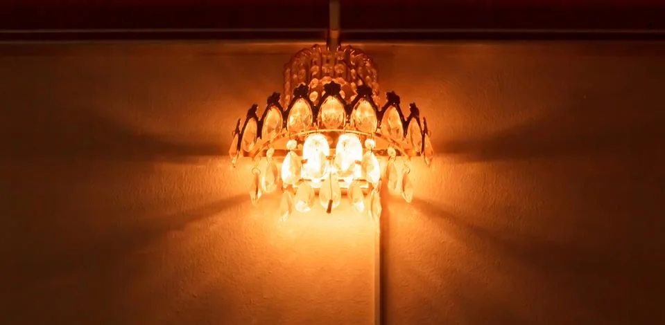 Ceiling light beautiful shape Stock Photos