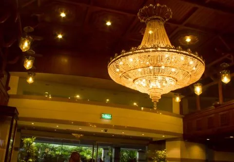 Ceiling light beautiful shape Stock Photos