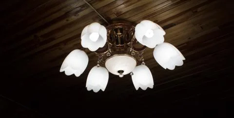 Ceiling light beautiful shape Stock Photos